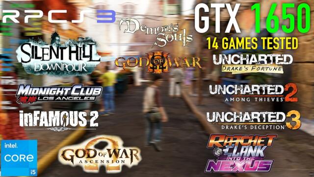 RPCS3 in 2026 - GTX 1650 + i5 11400F - Tested in 14 Games (PS3 Emulator)