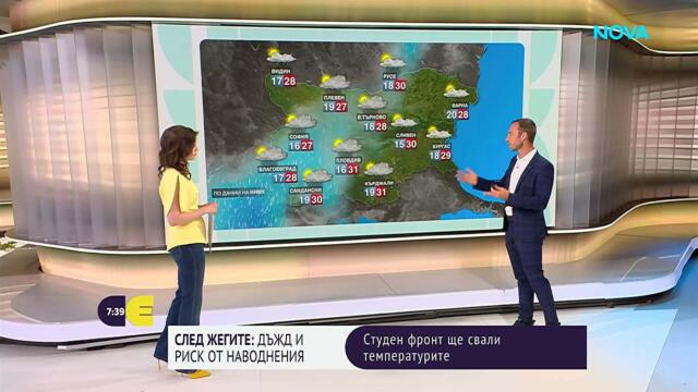 След жегите - дъжд и риск от наводнения | 12 септ. 2026