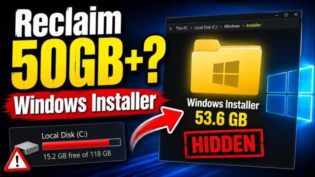 This HIDDEN Windows Folder is STEALING Your Storage Space
