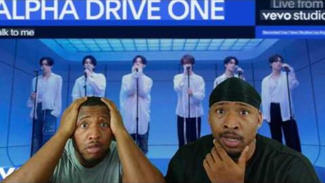 ALPHA DRIVE ONE - Talk to me | Live from Vevo Studios | LEO VOCALS ARE INSANE! | TWINS REACTION