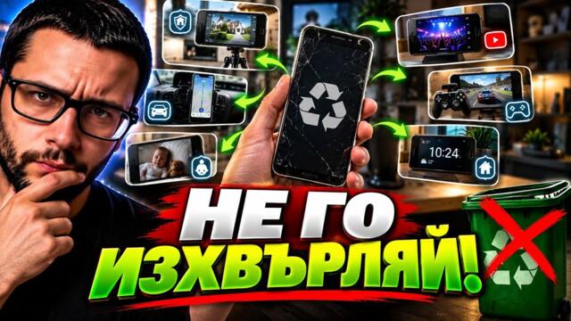 10 НАЧИНА ДА ИЗПОЛЗВАМЕ СТАРИЯ СИ ТЕЛЕФОН | Как се прави? - Еп. 5