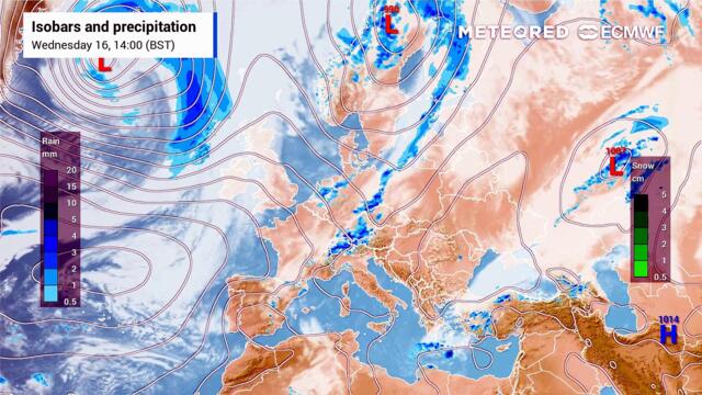 UK weather: 21°C sunshine returns before heavy rain and 55mph winds sweep in