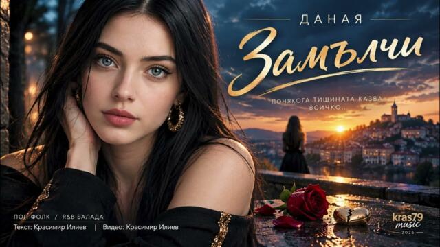 Даная - Замълчи | Нова българска поп-фолк R&B балада 2026