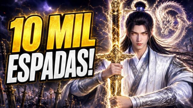 Banido ao Cemitério de Espadas, Ele Desperta o Corpo Celestial da Espada