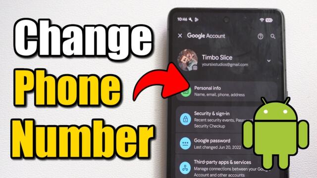 How to Change Phone Number On Your Google Account (Best Method)