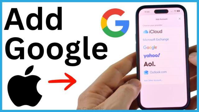 Как да добавите акаунт в Google на iPhone - пълно ръководство