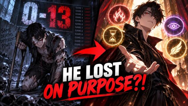 He LOST 13 Death Games on Purpose—Each Loss Let Him STEAL a New Power