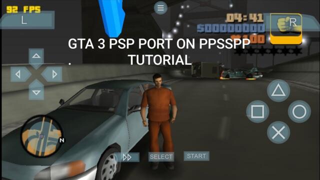 ACTUAL GTA 3 PSP PORT ON PPSSPP TUTORIAL.