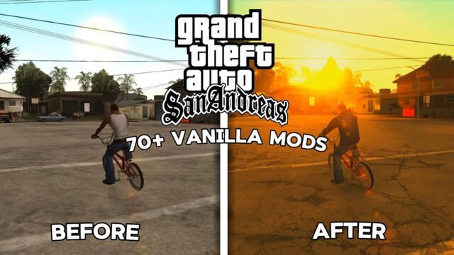 70+ GTA San Andreas Vanilla+ Mods | The ULTIMATE Collection (2026)