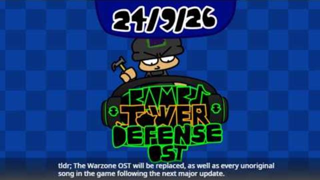 (24/9/26) Bambi TD News: Повечето OSTS ще бъдат заменени.