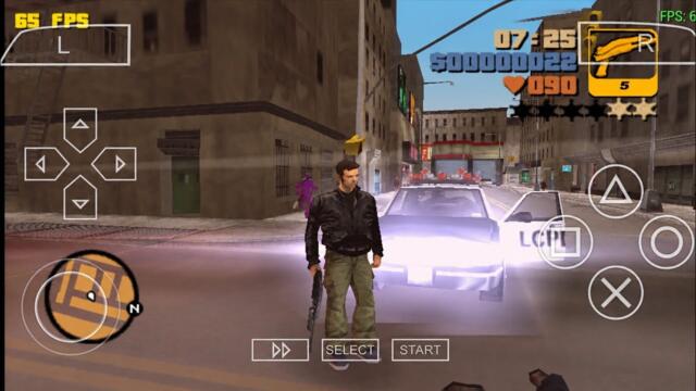 GTA 3 PSP PORT GAMEPLAY TEST ON PPSSPP