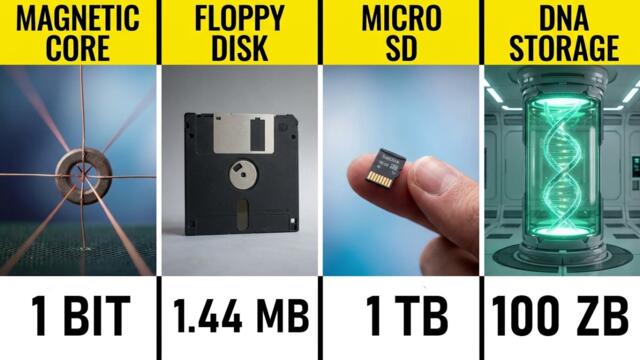 How Much Data Can Each Storage Device Hold? Bit to Zettabytes