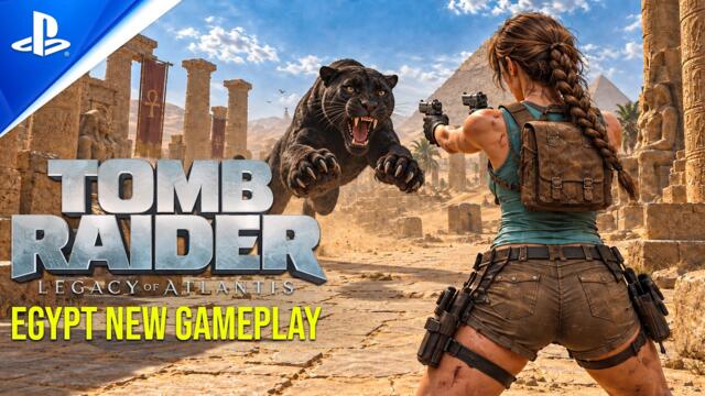 TOMB RAIDER REMAKE Extended Egypt Gameplay 2026 | New LARA CROFT Legacy of Atlantis Next-Gen Remake