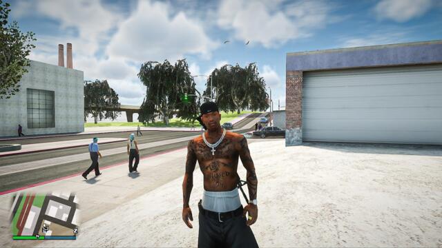 GTA SanAndreas DLSS 5 - Directx 3.0 100+ modpack Ultra graphics