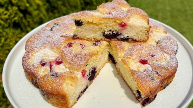 Meka Torta so Boronica i Rikota 🤌🏻🤤