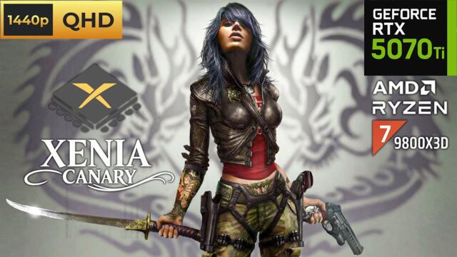 WET (Xbox  360 Game) PC Gameplay | Xenia Canary 2026 | RTX 5070 Ti + R7 9800X3D | 1440p