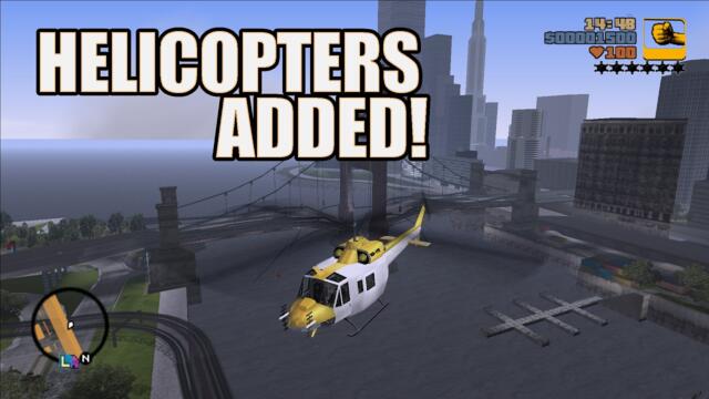 GTA 3 Finally Has Helicopters & Planes