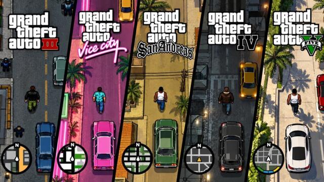 Turning Every 3D GTA into GTA 1 & 2 (GTA 3 – GTA 5)