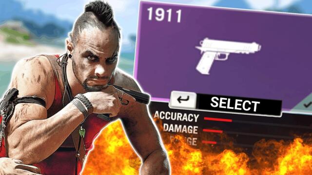 Beating Far Cry 3 With The Worst Weapon.