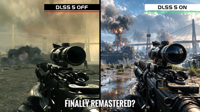 Call of Duty MW3 (2011) Still Isn't Remastered… But DLSS 5 Just Fixed That