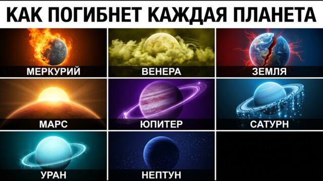 КАК ПОГИБНЕТ КАЖДАЯ ПЛАНЕТА