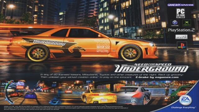 Need for Speed : Underground [PROTOTYPE] (2003) - Full Gameplay  | PS2  |  UHD | 4K |