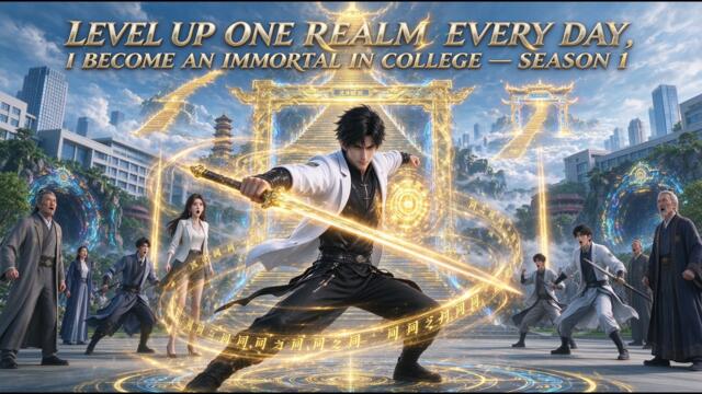 Gain a realm every single day, achieving immortality on the first day of college! 🎓✨