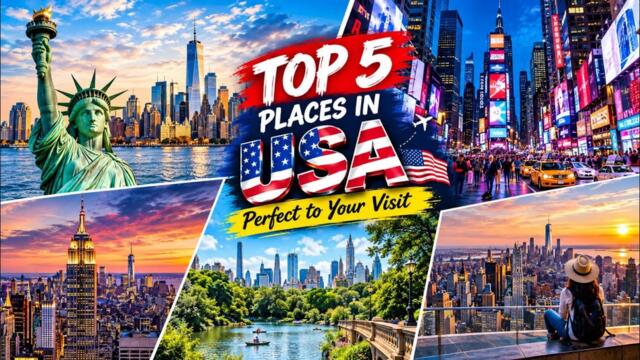Top 5 Must visit places in USA / Top most beautiful places in USA