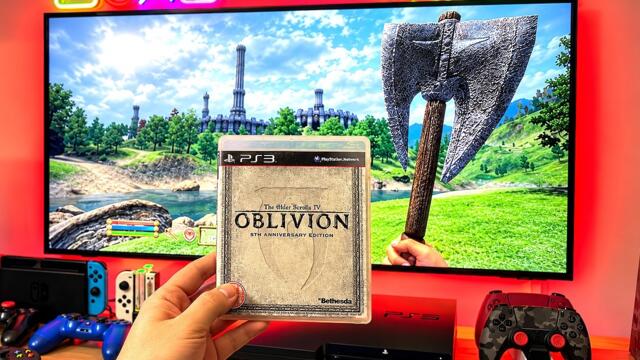 I Tried Oblivion on PS3 on a 4K TV…
