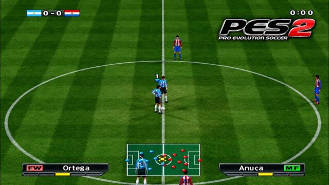 PES 2: Argentina vs Paraguay  | PS2 Gameplay on PCSX2 | 4K