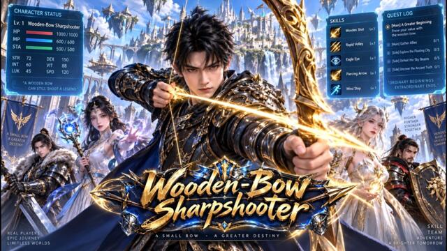 【DUB】Game hits reality! I'm weakest E-rank archer, a broken bow makes me all-world arrow god!#anime