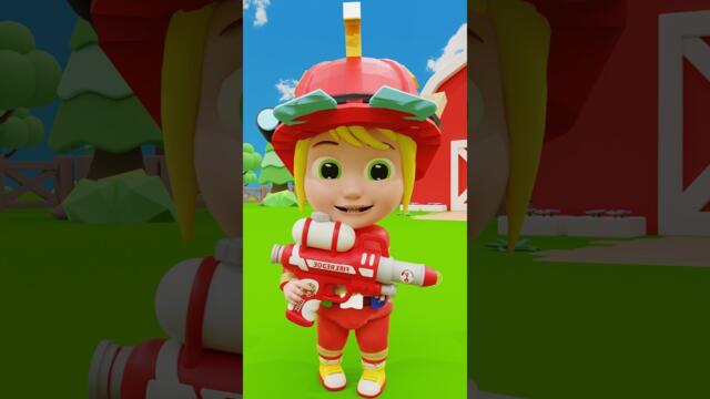 Mary Transforms into  Doctor,  Chef,  Firefighter, and a Police Officer | Mary Nursery Rhymes
