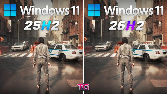 Windows 11 26H2 vs Windows 11 25H2 - Gaming
