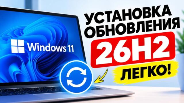 Как установить обновление Windows 11 26H2, если оно недоступно в Центре Обновления Windows
