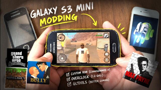 Modding my Galaxy S3 mini so it's better for gaming