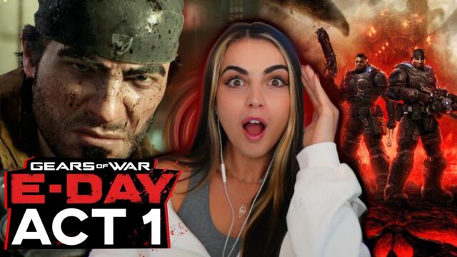 GEARS OF WAR E-Day is already INCREDIBLE! | Campaign Gameplay Playthrough | ACT 1