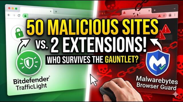 44 vs 26: Which Chrome Extension ACTUALLY Stops Malware? 🛡️