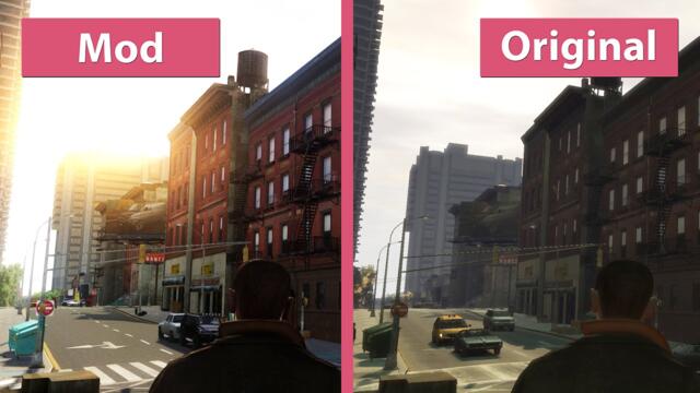 GTA 4 – Insane Mod Overhaul with CryENB V3 vs. Original Graphics Comparison [WQHD]