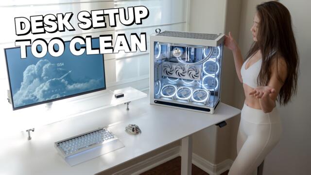 I Built the PERFECT White Minimalist PC  🎧 ASMR & Aesthetic Setup
