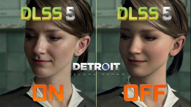 Detroit Become Human with DLSS 5 2X Neural Rendering | ON vs OFF Comparison (4K)