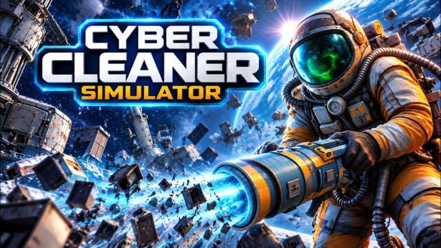 Apparently I’m The Space Janitor Now! | Cyber Cleaner Simulator