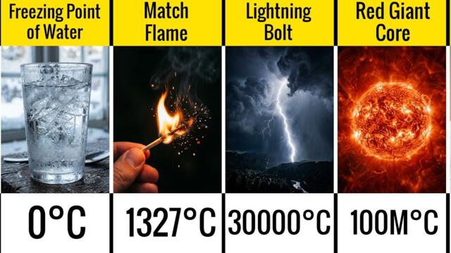 Temperature Milestones: From Coldest to Hottest