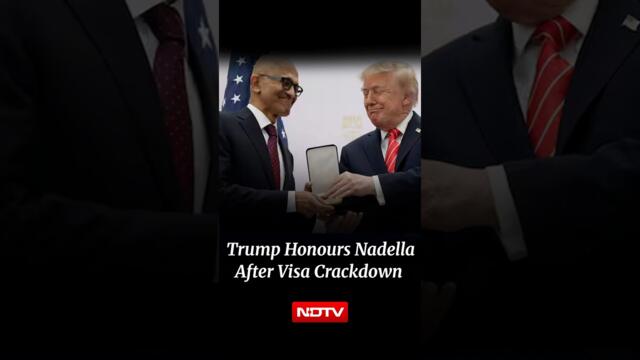 Trump Honours Satya Nadella Hours After US Suspends Microsoft’s Green Card Sponsorship