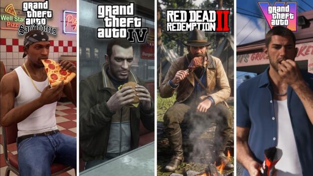 Evolution of FOOD LOGIC in Rockstar Games (Watch Before GTA 6!)