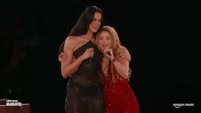 Shakira & Dua Lipa "Antologia" live in Madrid 2026 (momento histórico)