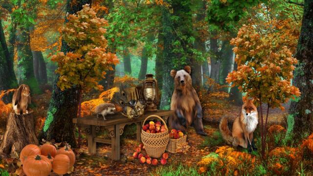 🐰🦊Горски приятели (Анимация) 🦔🐹