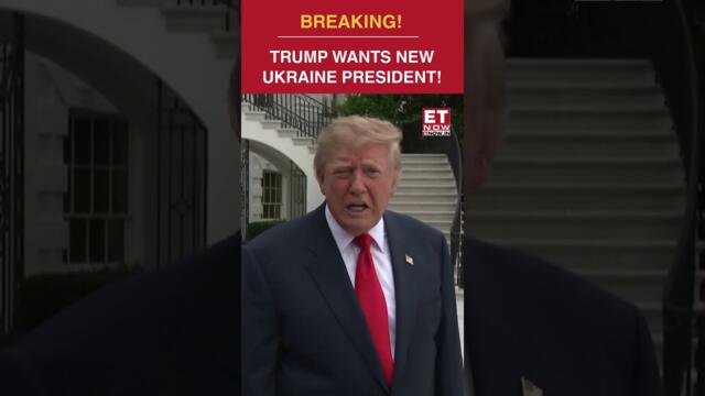 BREAKING: Trump Says Ukraine Needs A New President, Blames Zelenskyy For War #shorts #trending
