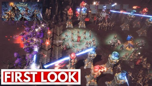 LAND OF GLAREFALL Gameplay | A Game That Includes EVERYTHINGS: ARPG, Hack&Slash and Tower Defense...