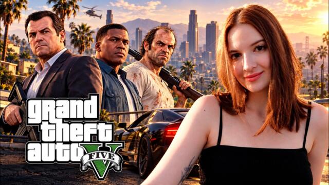 ПЕРВЫЙ РАЗ в GTA 5 | Полное Прохождение ГТА 5 на Русском | Обзор GRAND THEFT AUTO 5 | Стрим 2