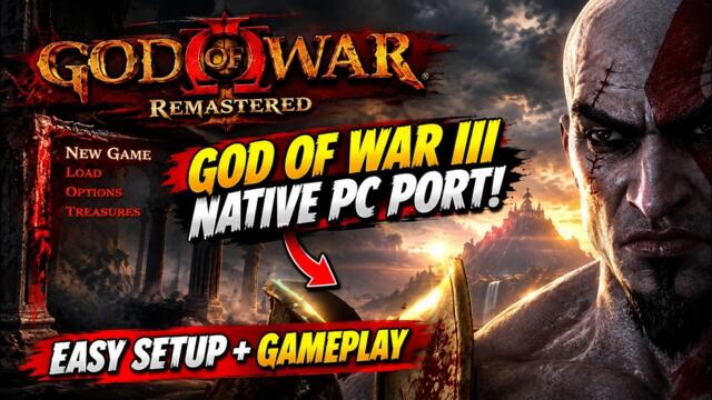 God of War 3 Remastered PC Port Is INSANE! 🔥 Easy Setup Tutorial